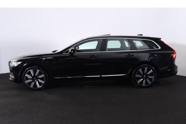 Volvo V90 T6 Recharge AWD Plus Bright - Panoramisch schuif-/kanteldak - Intellisafe Assist/Surround - Harman Kardon Audio - Parkeersensoren v/a - Parkeercamera achter - Nappalederen bekleding - Elektrisch bedienbare voorstoelen incl. geheugenfunctie - Stoelverwarmi