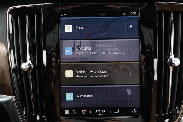 Volvo V90 T6 Recharge AWD Plus Bright - Panoramisch schuif-/kanteldak - Intellisafe Assist/Surround - Harman Kardon Audio - Parkeersensoren v/a - Parkeercamera achter - Nappalederen bekleding - Elektrisch bedienbare voorstoelen incl. geheugenfunctie - Stoelverwarmi