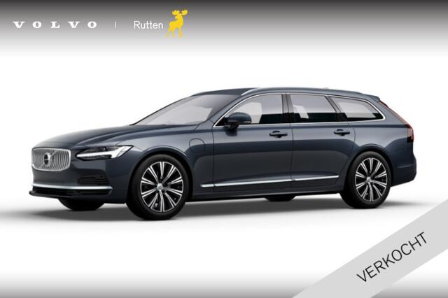 Volvo V90 T6 350PK Automaat Recharge AWD Plus Bright / Adpatieve cruise control/ BLIS/ Elektrische stoelen/ Harman Kardon audio/ Stoel en stuurwielverwarming/ Parkeersensoren met camera
