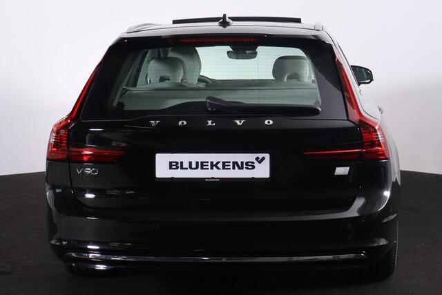 Volvo V90 T6 Recharge AWD Plus Bright - LONG RANGE - Panoramadak - 360º camera - Adaptive Cruise Control - Pilot Assist - BLIS dodehoekassistentie - Harman Kardon premium audio - Elektr. verstelbare voorstoelen met geheugen - Stoelverwarming voor & achter - Verwarm