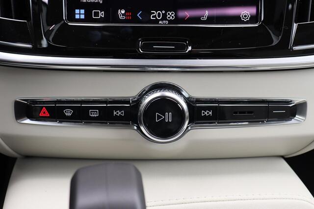 Volvo V90 T6 Recharge AWD Plus Bright - LONG RANGE - Panoramadak - 360º camera - Adaptive Cruise Control - Pilot Assist - BLIS dodehoekassistentie - Harman Kardon premium audio - Elektr. verstelbare voorstoelen met geheugen - Stoelverwarming voor & achter - Verwarm