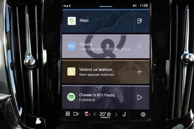 Volvo V90 T6 Recharge AWD Ultimate Dark - Luchtvering - Panorama/schuifdak - IntelliSafe Assist & Surround - 360° Camera - Harman/Kardon audio - Verwarmde voorstoelen, stuur & achterbank - Parkeersensoren voor & achter - Elektr. bedienb. voorstoelen met geheugen - 