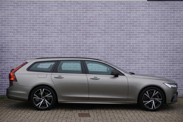 Volvo V90 2.0 B4 R-Design | Verwarmbare stoelen-stuur-achterbank | Parkeerverwarming | Adaptieve cruise control | BLIS | Full LED verlichting | Harman Kardon audio |