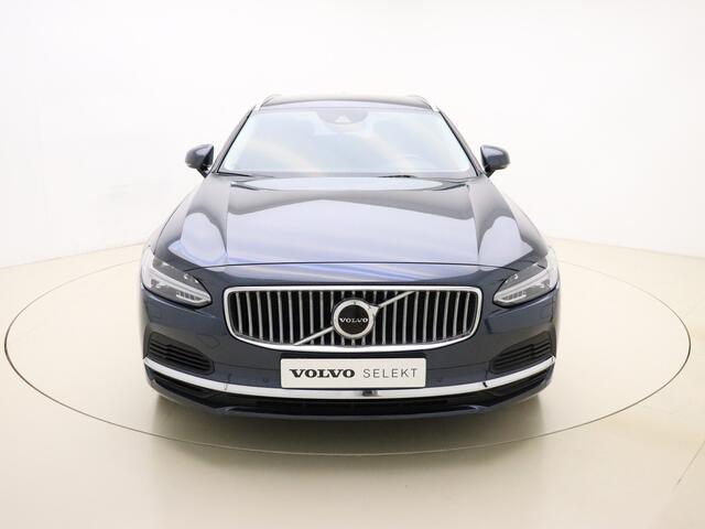 Volvo V90 T6 340pk AWD Inscription / H&K Audio / Elektr. Stoelen / Dubbel glas / Sportstuur / FULL-LED / Adapt. Cruise / BLIS / DAB / Lederen Dashboard / Trekhaak /