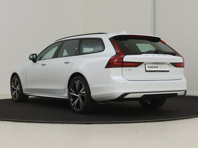 Volvo V90 T6 Recharge 350PK AWD Ultimate Dark | Bowers & Wilkins | Luchtvering | Trekhaak | 360° Camera |