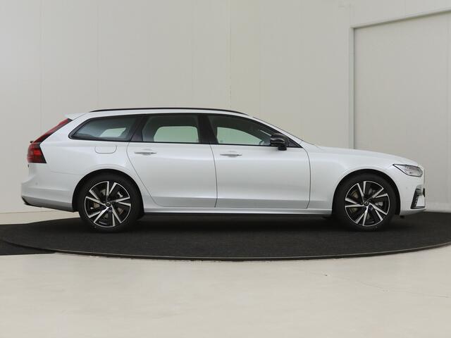 Volvo V90 T6 Recharge 350PK AWD Ultimate Dark | Bowers & Wilkins | Luchtvering | Trekhaak | 360° Camera |