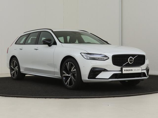 Volvo V90 T6 Recharge 350PK AWD Ultimate Dark | Bowers & Wilkins | Luchtvering | Trekhaak | 360° Camera |