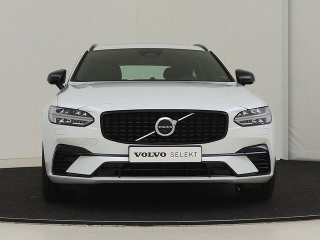 Volvo V90 T6 Recharge 350PK AWD Ultimate Dark | Bowers & Wilkins | Luchtvering | Trekhaak | 360° Camera |