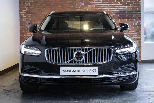 Volvo V90 T6 Recharge AWD Ultimate Bright | Long Range | Luchtvering | Bowers & Wilkins premium audio | Massagestoelen | 360° parkeercamera | Google infotainment | Semi Elektrische trekhaak | Nappa lederen bekleding | Parkeersensoren voor + achter | Panoramadak