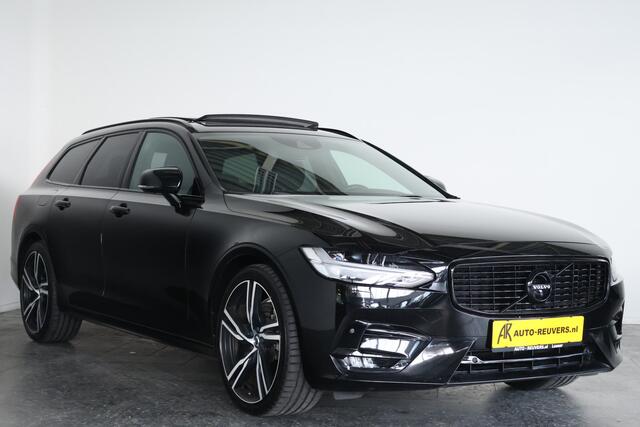 Volvo V90 2.0 D5 AWD R-Design Panorama / Opendak / HUD / Leder / B&W / Pilot Assist