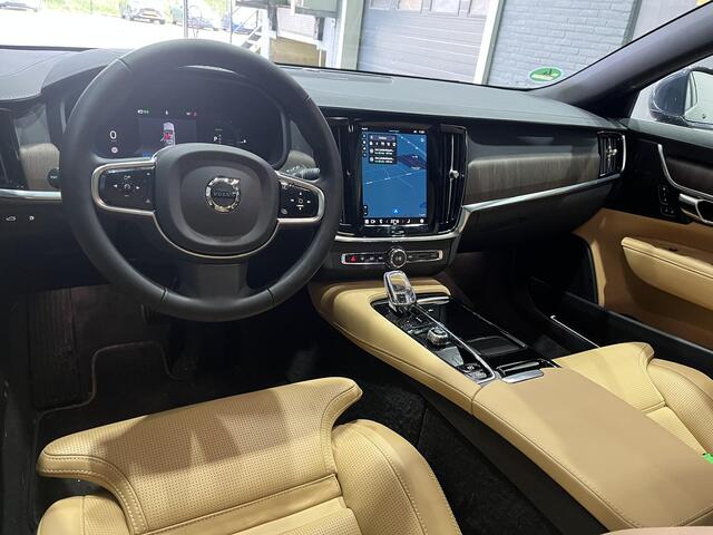 Volvo V90 T6 Plug-in hybrid Ultra Bright | Long Range | Luchtvering Achter | Head-Up | Massage+Ventilatie | Trekhaak