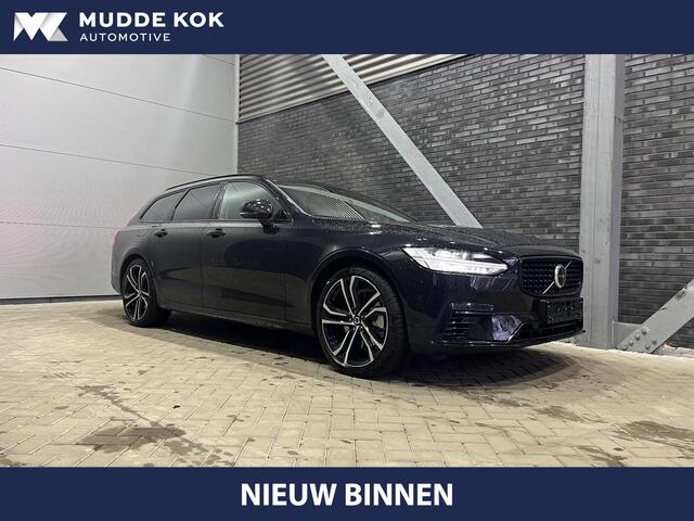 Volvo V90 T6 Plug-in hybrid Ultra Dark | Long Range | Bowers&Wilkins | Luchtvering Achter | 360° Camera | Head-Up | 20 Inch