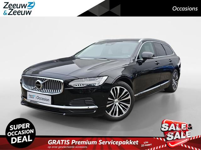 Volvo V90 2.0 T6 Plug-in hybrid AWD Plus Bright | 360 graden camera | Stoel- en stuurverwarming | Elektrische voorstoelen met geheugenfunctie | Elektrische achterklep | Navigatie