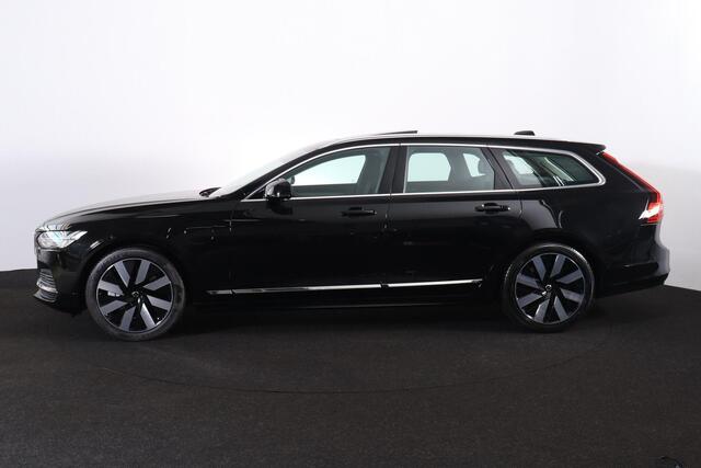 Volvo V90 T6 Plug-in hybrid AWD Ultra Bright - IntelliSafe Assist & Surround - Panoramisch schuif-/kanteldak - Head-up display - Nappaleder, voorstoelen met ventilatie en massage - Verwarmbare voorstoelen en stuur - 360º Camera - Harman Kardon premium audio - Full-