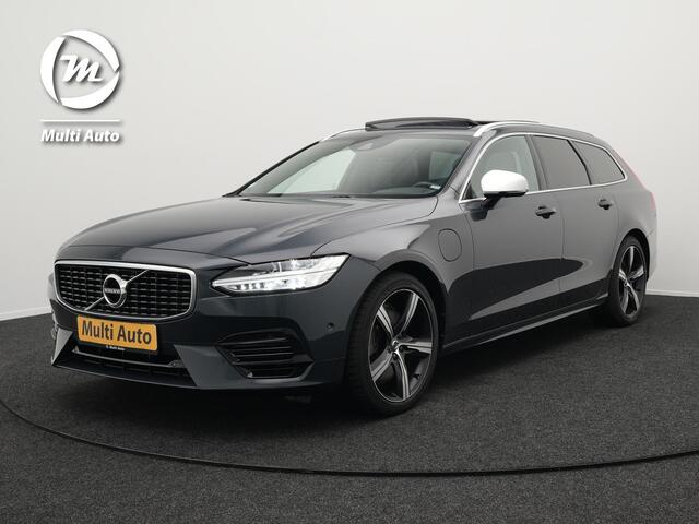 Volvo V90 T8 AWD R-Design Plug In Hybrid 394pk PHEV | Panodak | Adaptive Cruise | Harman Kardon | Alcantara Sportstoelen | Parkassist | Apple Carplay | 19"L.M | Pilot Assist |