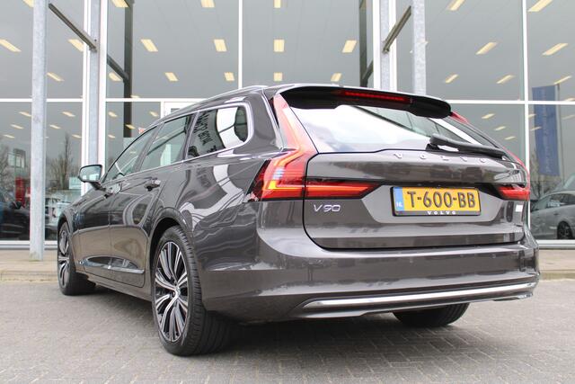 Volvo V90 2.0 T6 Plug-in hybrid AWD Ultimate Bright | Luchtvering | 360 Camera | Head-up Display | B&W Audio