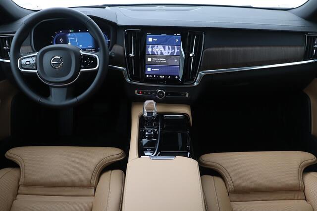 Volvo V90 T6 Plug-in hybrid Ultra Dark | Luchtvering Achter | Massage+Ventilatie | Head-Up | Panoramadak | harman/kardon