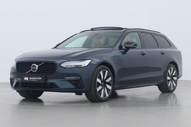 Volvo V90 T6 Plug-in hybrid Ultra Dark | Luchtvering Achter | Massage+Ventilatie | Head-Up | Panoramadak | harman/kardon