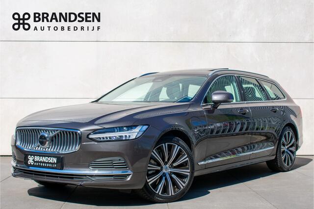 Volvo V90 2.0 T6 Plug-in hybrid AWD Ultimate Bright Long Range-panoramadak-headup display-keyless-ACC