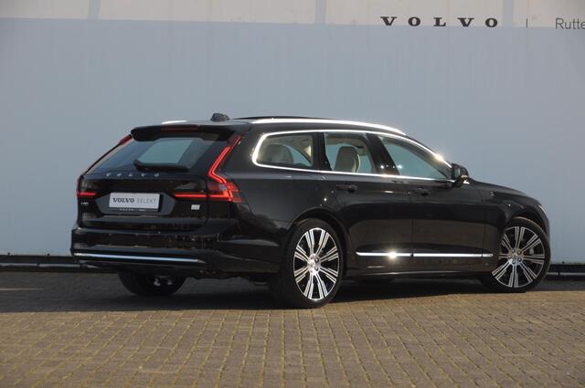 Volvo V90 T6 350PK Automaat Ultra Bright / Stoelmassage / Stoelventilatie en verwarming / Luchtvering / 360 Camera / Nappaleder / Head-up display / Apple Carplay / BLIS /