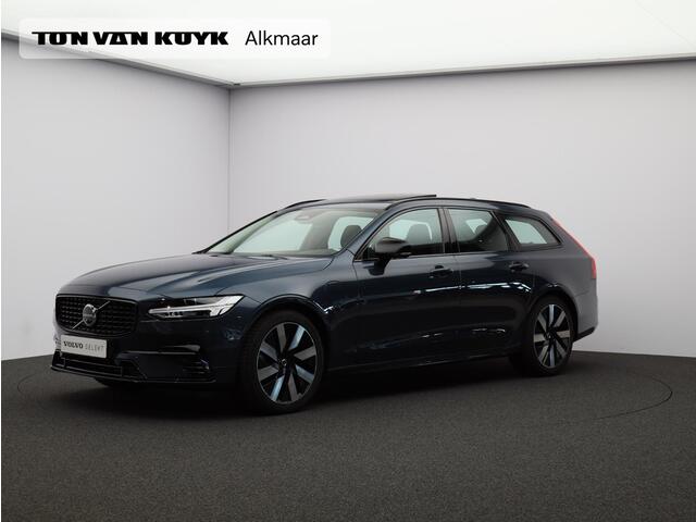 Volvo V90 T6 Plug-in hybrid 350PK AWD Ultimate Dark Volvo V90 2.0 T6 Recharge AWD Ultimate Dark / 360 graden camera / Volvo Alarm / Massagefunctie