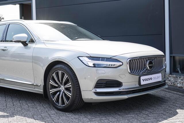 Volvo V90 T6 Automaat AWD Inscription Exclusive | Panoramisch schuif-/kantel dak | Nappa Leder met ventilatie | Grafisch Head-up Display | 4 Camera's | Premium Audio by Harman Kardon | Verwarmbare voerstoelen en Stuur | Massagefunctie in de voerstoelen | Familie Li