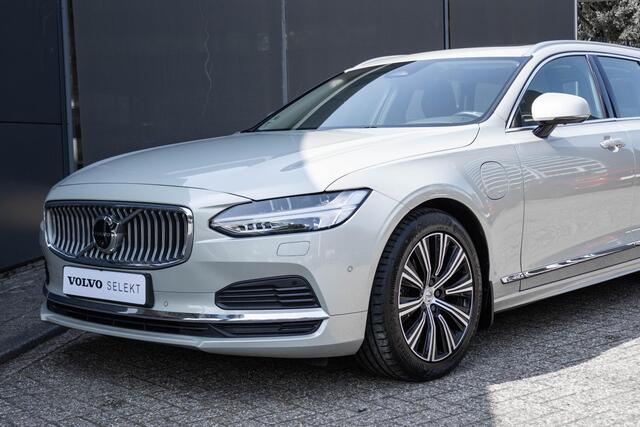 Volvo V90 T6 Automaat AWD Inscription Exclusive | Panoramisch schuif-/kantel dak | Nappa Leder met ventilatie | Grafisch Head-up Display | 4 Camera's | Premium Audio by Harman Kardon | Verwarmbare voerstoelen en Stuur | Massagefunctie in de voerstoelen | Familie Li