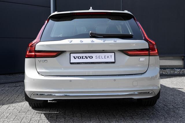 Volvo V90 T6 Automaat AWD Inscription Exclusive | Panoramisch schuif-/kantel dak | Nappa Leder met ventilatie | Grafisch Head-up Display | 4 Camera's | Premium Audio by Harman Kardon | Verwarmbare voerstoelen en Stuur | Massagefunctie in de voerstoelen | Familie Li