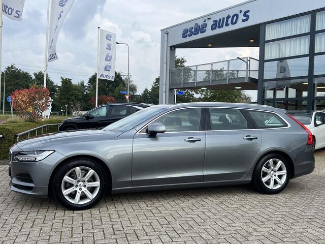 Volvo V90 2.0 D4 190 pk Momentum Trekhaak Leer Navi Stoelverwarming Carplay Android Adaptieve Cruise Pilot Assist Led Koplampen Blis NL Auto Euro 6 Diesel