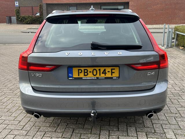 Volvo V90 2.0 D4 190 pk Momentum Trekhaak Leer Navi Stoelverwarming Carplay Android Adaptieve Cruise Pilot Assist Led Koplampen Blis NL Auto Euro 6 Diesel