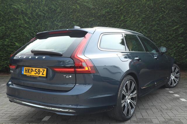 Volvo V90 2.0 T6 Plug-in hybrid AWD Ultra Bright | Luchtvering | B&W Audio | 360-camera | Head-up display | Schuif/kanteldak