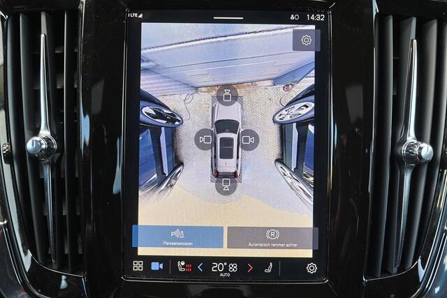 Volvo V90 T6 Recharge AWD Plus Dark - IntelliSafe Assist & Surround - 360º Camera - Harman/Kardon audio - Adaptieve LED koplampen - Verwarmde voorstoelen, stuur & achterbank - Parkeersensoren voor & achter - Elektr. bedienb. voorstoelen met geheugen - Extra getint