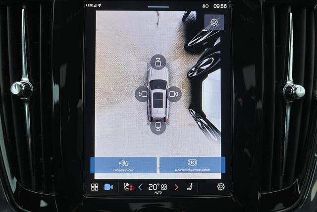 Volvo V90 T6 Recharge AWD Plus Dark - IntelliSafe Assist & Surround - 360º Camera - Harman/Kardon audio - Adaptieve LED koplampen - Verwarmde voorstoelen, stuur & achterbank - Parkeersensoren voor & achter - Elektr. bedienb. voorstoelen met geheugen - Extra getint