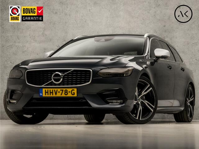 Volvo V90 2.0 T4 R-Design 191Pk Automaat (PANORAMADAK, APPLE CARPLAY, HEAD-UP DISPLAY, LEDER/ALCANTARA, CAMERA, ADAPTIVE CRUISE, ZWART HEMEL, STOELVERWARMING, NIEUWSTAAT)
