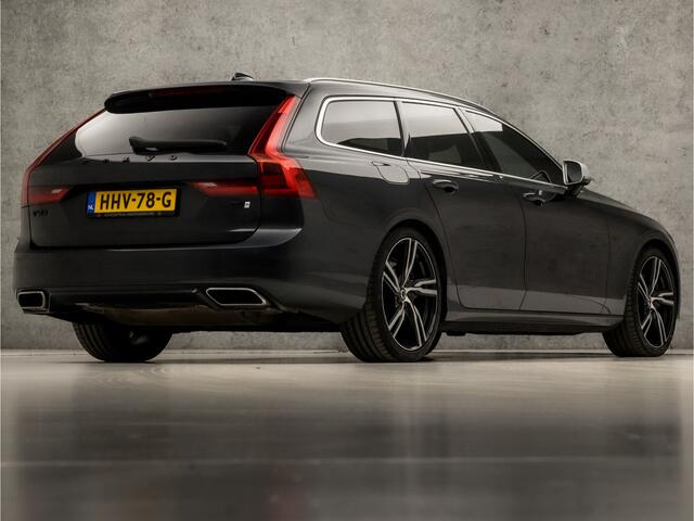 Volvo V90 2.0 T4 R-Design 191Pk Automaat (PANORAMADAK, APPLE CARPLAY, HEAD-UP DISPLAY, LEDER/ALCANTARA, CAMERA, ADAPTIVE CRUISE, ZWART HEMEL, STOELVERWARMING, NIEUWSTAAT)