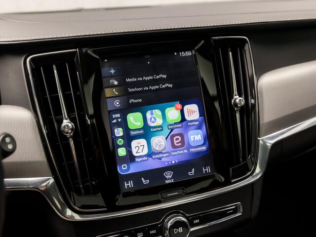 Volvo V90 2.0 T4 R-Design 191Pk Automaat (PANORAMADAK, APPLE CARPLAY, HEAD-UP DISPLAY, LEDER/ALCANTARA, CAMERA, ADAPTIVE CRUISE, ZWART HEMEL, STOELVERWARMING, NIEUWSTAAT)