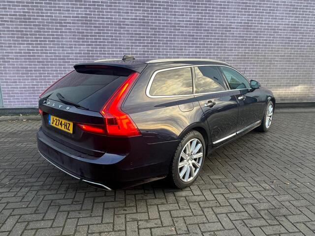 Volvo V90 2.0 T6 AWD Inscription | Luchtvering | Nappa leder | Stoelverwarming voor + achter | Bowers & Wilkins audio | Elektrische stoelverstelling met geheugen | Adaptieve cruise control | Getinte ramen | Keyless entry | Stoelkoeling