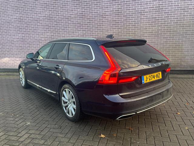 Volvo V90 2.0 T6 AWD Inscription | Luchtvering | Nappa leder | Stoelverwarming voor + achter | Bowers & Wilkins audio | Elektrische stoelverstelling met geheugen | Adaptieve cruise control | Getinte ramen | Keyless entry | Stoelkoeling