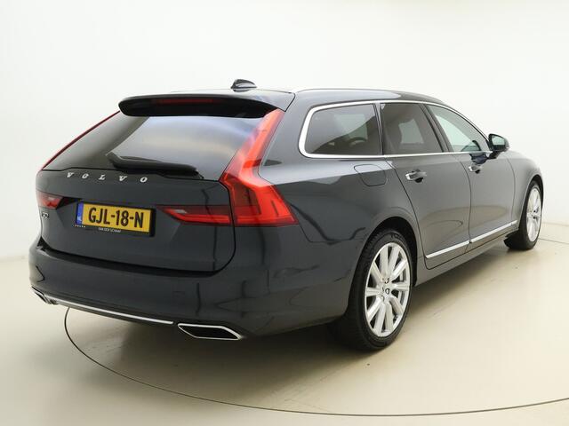 Volvo V90 T8 390pk AWD Inscription / Luchtvering / Bowers&Wilkins Audio / Dubbel glas / 360 Camera / El. Trekhaak / DAB / El. Stoelen / Keyless / Adapt. Cruise / BLIS / Leder