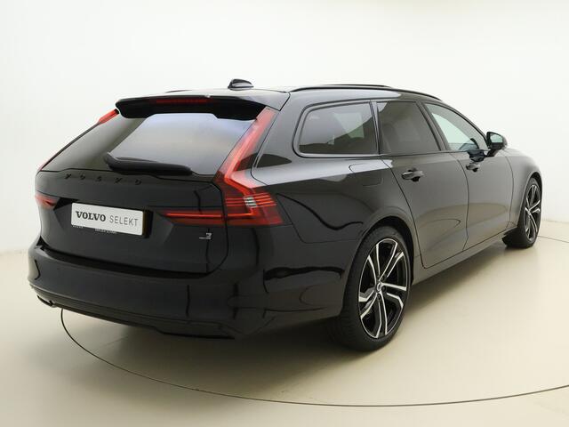 Volvo V90 T8 455pk AWD R-Design / Luchtvering / Bowers&Wilkins Audio / Gelaagd glas / 360 Camera / 20'' / Head-Up / Trekhaak / Black Pack / Full-LED / Lederen Dashboard /