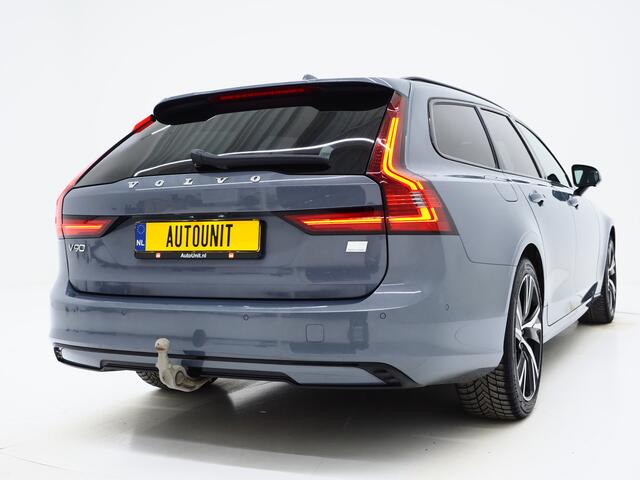 Volvo V90 2.0 T6 Plug-in hybrid AWD Plus Dark Long Range | Panoramadak | Pilot Assist | Trekhaak | Leder | Harman/Kardon | 360 | Keyless | Carplay