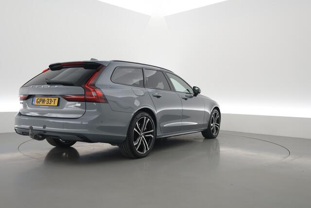 Volvo V90 2.0 T6 Plug-in hybrid AWD Plus Dark | S/K-dak | Harman/Kardon | Elek. trekhaak | Memory | HUD | 360*+PDC | Stuur-Stoelverw. | Elek. Klep | 20'' V