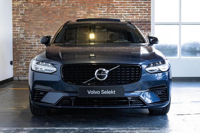 Volvo V90 2.0 T6 AWD R-Design | Parkeerverwarming | Panoramadak | Stoelverwarming | Parkeersensoren voor en achter | Parkeercamera | Harman Kardon Premium Audio | Stoelverwarming | Google Infotainment |