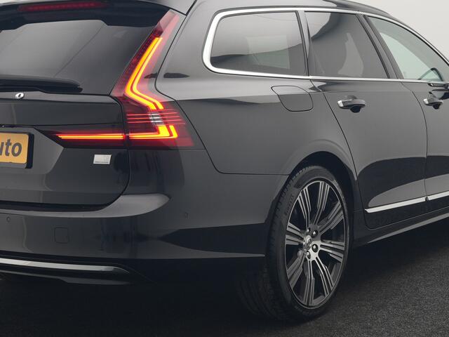 Volvo V90 T8 AWD Inscription Exclusive LONG RANGE PHEV 394pk Dealer O.H. | Panodak | Head Up | Adaptive Cruise | 360 Camera | Bowers & Wilkins | Lederen Sportstoelen Ventilatie & Memory | Keyless | Blis | Stoelen & Stuur Verwarmd | Apple Carplay | Plug In Hybrid