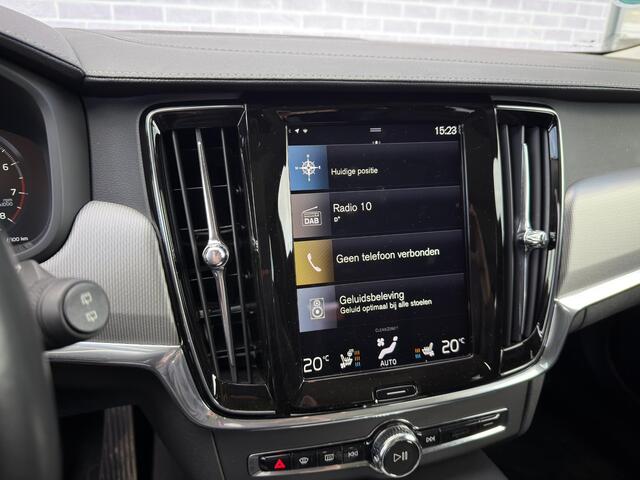 Volvo V90 2.0 T4 Inscription | Stoelventilatie | Stoelmassage | Nappaleder | Trekhaak | Head-up Display | Panoramadak | Harman Kardon Audio | Koplampen Adaptief | Keyless Entry | Navigatie | Parkeerverwarming