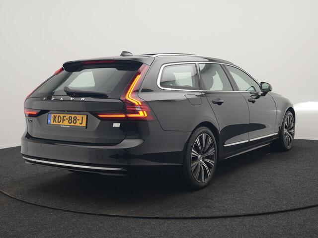 Volvo V90 T6 AWD Ultimate Bright PHEV 350pk | Panodak | Adaptive Cruise | Camera | Harman / Kardon | Lederen Sportstoelen Memory & Verwarmd | Google Assistent | Keyless | Stuur Verwarmd | Blis | Apple Carplay | DAB | Virtual | Plug In Hybrid |
