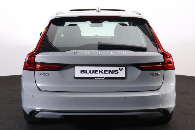 Volvo V90 T8 Recharge AWD Ultra Dark - Luchtvering - Panorama/schuifdak - IntelliSafe Assist & Surround - 360º Camera - Bowers & Wilkins audio - Adaptieve LED koplampen - Verwarmde voorstoelen, stuur & achterbank - Parkeersensoren voor & achter - Elektr. bedienb. v
