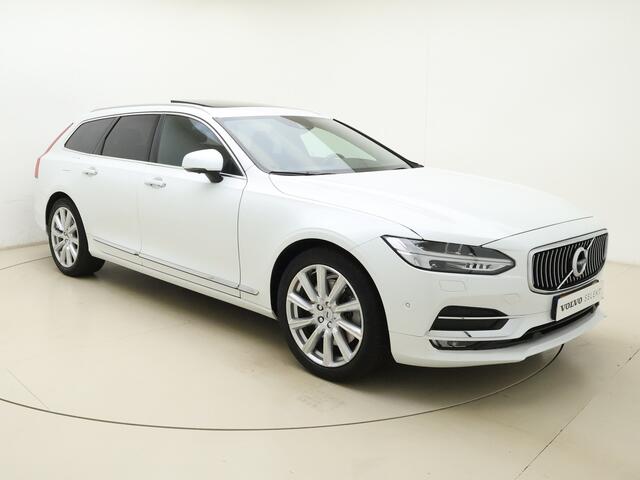 Volvo V90 T4 Inscription | LUCHTVERING | MEMORY | 360 CAMERA | TREKHAAK | SCHUIF/KANTEL DAK | STOEL STUUR VERWARMING + ACHTERBANK |