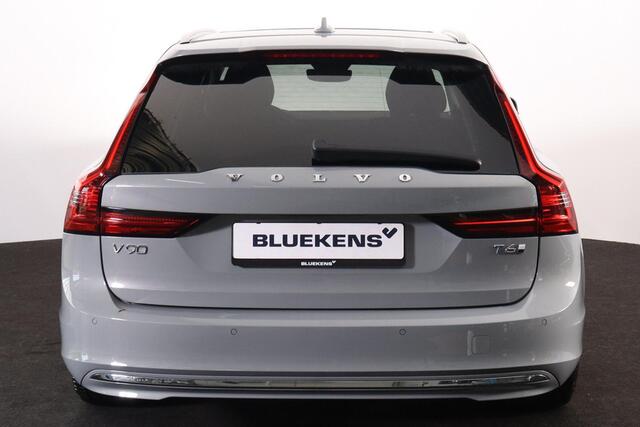 Volvo V90 T6 Recharge AWD Plus Bright - Panorama/schuifdak - IntelliSafe Assist & Surround - 360º Camera - Harman/Kardon audio - Adaptieve LED koplampen - Verwarmde voorstoelen, stuur & achterbank - Parkeersensoren voor & achter - Elektr. bedienb. voorstoelen met g