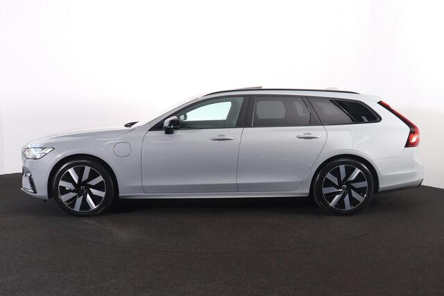 Volvo V90 T6 Recharge AWD Plus Dark - Panorama/schuifdak - IntelliSafe Assist & Surround - 360º Camera - Bowers & Wilkins audio - Adaptieve LED koplampen - Verwarmde voorstoelen, stuur & achterbank - Parkeersensoren voor & achter - Elektr. bedienb. voorstoelen met